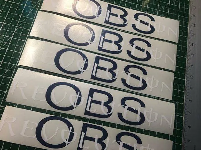 Custom Vinyl Lettering made by Signs613