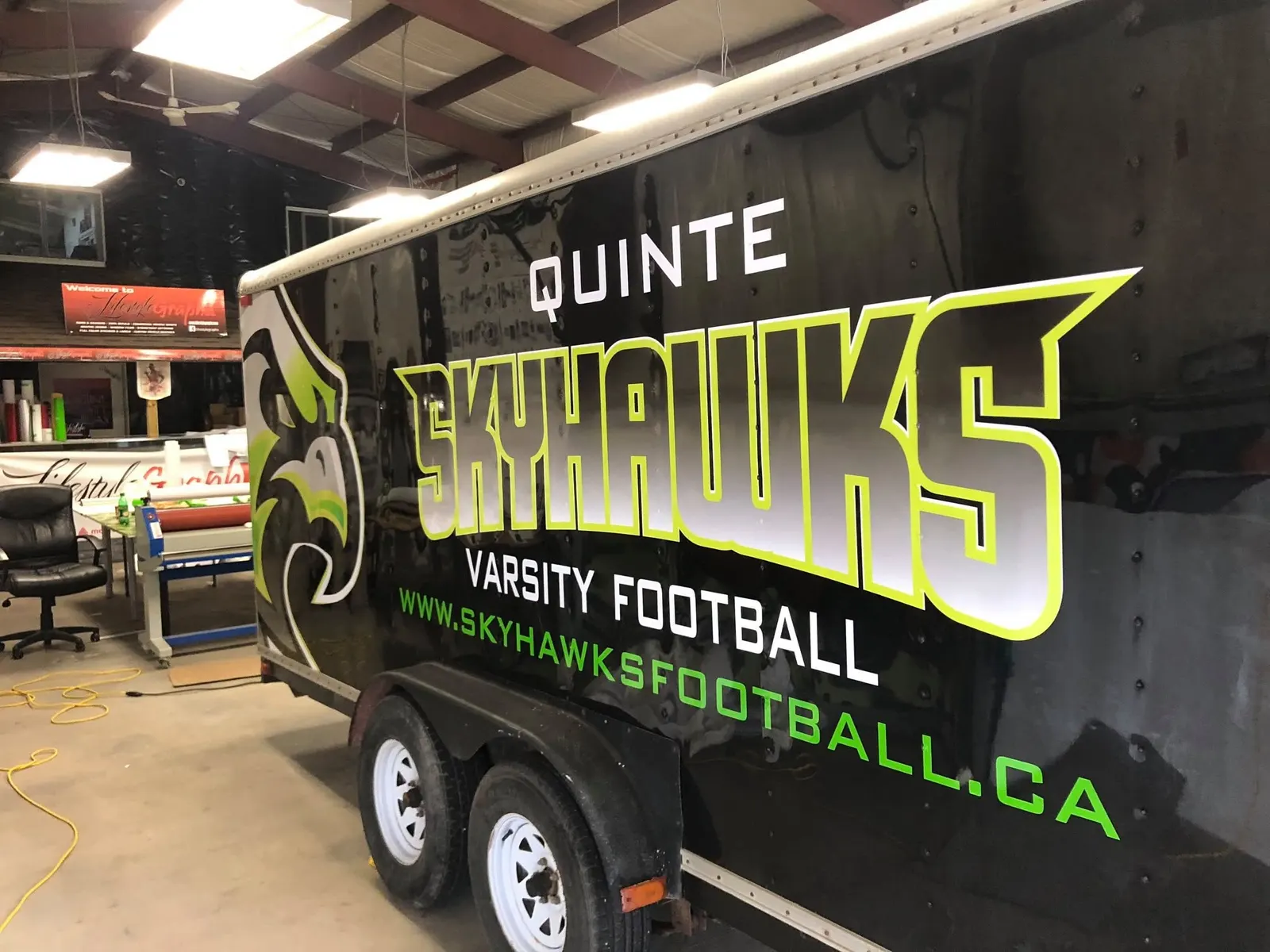Trailer Branding & Graphics made by Signs613