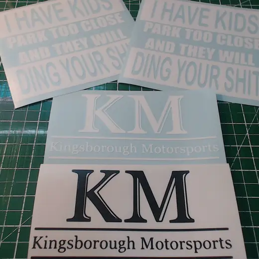 Decals custom sign work by Signs613 in the 613 area