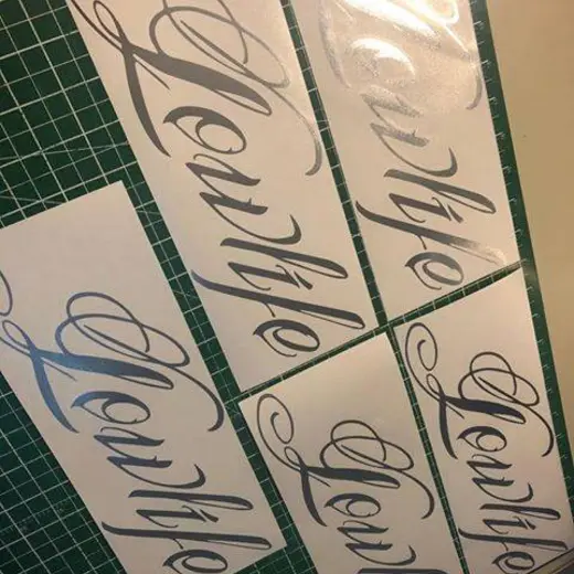 Decals custom sign work by Signs613 in the 613 area