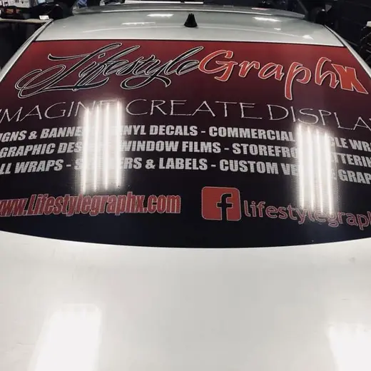 Window Perf custom sign work by Signs613 in the 613 area